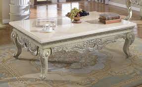 French style classical set of 2 coffee side tables accent antique gold new. Positano 221 Coffee Table In Antique Style White W Marble Top