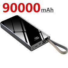 Mobile power bank for sale in particular are seen as one of the categories with the greatest potential in consumer electronics. 90000 Mah High Capacity Power Bank Mobile Phone Fast Charger Portable Ikons Group