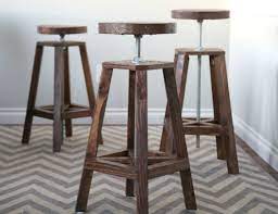 Weekend Projects 5 Style Boosting Bar Stools You Can Build Diy Bar Stools Rustic Bar Stools Diy Stool