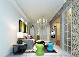 While most living room designs separates the fireplace area with the tv area, this design combines the two elements to create this large modern living room, perfect for entertaining guests. Rectangular Living Room Decoration Icreatived