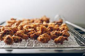 Spicy Korean Fried Chicken Recipe I Am A Food Blog Fried Chicken Recipes Korean Fried Chicken Korean Fried Chicken Recipe