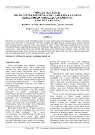 Sinopsis cerpen robohnya surau kami karya a.a. Http Proceeding Urbangreen Co Id Index Php Library Article Download 21 21 112