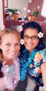 Day 3 : Beach day! Final Aloha to our aides! Last day with our aides, Lian  Chang & Aidan Torres. Thankful to have had these two working with us before  they leave