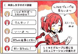 lineグループに感じる反応しなきゃストレス マーケティングのアイデア マーケティング グループ