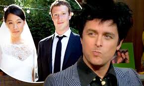 Green Day S Billie Joe Armstrong Confirms He Played Mark Zuckerberg S Wedding For Free Daily Mail Online This billie joe armstrong photo might contain business suit. daily mail