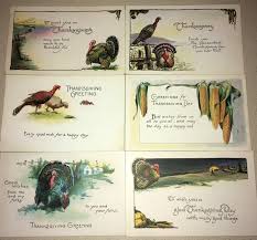 Maybe you would like to learn more about one of these? 6 Nos Vintage Thanksgiving Postcards Old Store Stock Never Used Greeting Post Cards