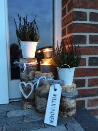 Decoration On The Doorstep Decoration Doorstep Herbstdekor Haustur Dekor Herbst Dekor Diy Licht Im Garten