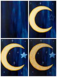 Pin By Gwen Braum On The Arts Abc Canvas Painting Diy Night Painting Painting Lessons