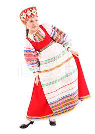 Persone vestite da nonno gelo e sneguročka a voronež. Ragazza In Abito Nazionale Russo Fotografie Stock Freeimages Com