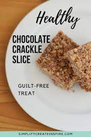 Healthy Chocolate Rice Bubble Slice Recipe No Bake Recipe Rice Bubbles Healthy Chocolate Rice Bubble Recipes