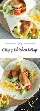 Crispy Chicken Wraps Knusperhahnchen Auf Die Faust Rezept Chicken Wraps Rezepte Wraps Rezept