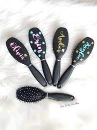 Hair brushes made in photoshop cs6. Custom Hair Brush Bridesmaid Brushes Personalized Hair Etsy