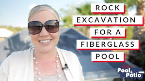 Rock Excavation for a Fiberglass Pool