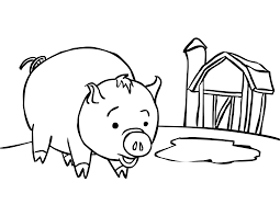 For boys and girls, kids and adults, teenagers and toddlers, preschoolers and older kids at school. Free Printable Pig Coloring Pages For Kids Animal Coloring Pages Farm Animal Coloring Pages Easy Coloring Pages