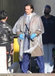 Brad pitt's bullet train film officially has a release date. Aaron Taylor Johnson Films A Bloody Fight Scene For The Film Bullet Train Led By Brad Pitt In La Tech Readsector