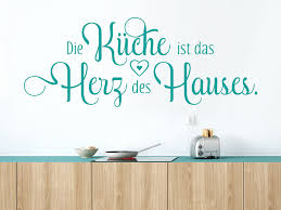 Wandtattoo Spruch Die Kuche Ist Das Herz Klebeheld De