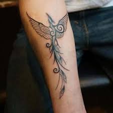 Kullerinden Yeniden Dogan Anka Kusu Dovmeleri Ve Anlami Phoenix Feather Tattoos Phoenix Tattoo Sleeve Tattoos