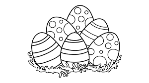 Photo Coloriage oeuf de Pâques : idées et modèles à imprimer ??