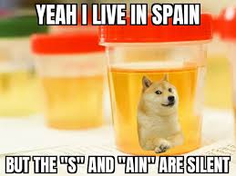 Spain but the s is silent. Yeah I Live In Spain But The S And Ain Are Silent But The X Is Silent Know Your Meme