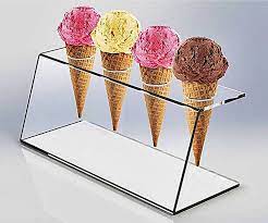 ₹ 1,000/ piece get latest price. 4 Holes Ice Cream Cone Holder Stand 1 Unit Ice Cream Cone Cone Ice Cream