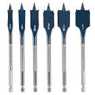 6 pc. Daredevil Standard Spade Bit Set DSB5006 Bosch