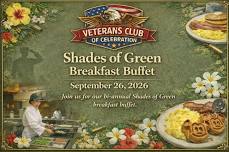September 26 2026 Shades of Green Breakfast Buffet