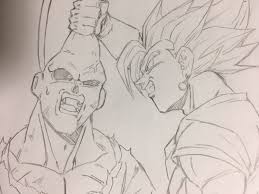 Super Vegetto Vs Super Buu Gohan Absorbed Dragon Ball Painting Dragon Ball Super Manga Dragon Ball Artwork
