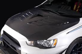 Front bonnet air scoop from mitsubishi evo 6. Varis Version 2 Hood Frp For The Mitsubishi Evo X Cz4a Bulletproof Automotive