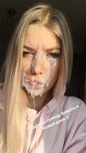 Two gorgeous babes sprayed with cum - Cum Face GeneratorCum Face Generator