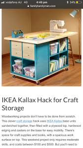 pin by pam dobberpuhl on ikea hacks sewing room design kallax ikea craft storage