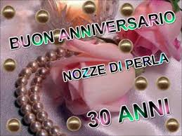 Anche gli anniversari di nozze sono eventi importanti da festeggiare. Buon Anniversario Nozze Di Perla 30 Anni Di Matrimonio Buongiorno Auguri Sposi Youtube