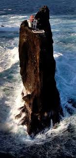 Thridrangar Is Located 10km West Of The Westman Islands And The Lighthouse Was Built In 1939 Probably The M Lighthouse Beautiful Lighthouse Lighthouse Pictures
