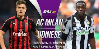 On the 03 march 2021 at 19:45 utc meet milan vs udinese in italy in a game that we all expect to be very interesting. Data Dan Fakta Serie A Ac Milan Vs Udinese Bola Net