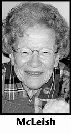 Louise McLeish Obituary (2009)