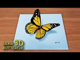 Terutama karena dipercayai dengan mewarnai gambar maka anak melatih motorik kasar dan halusnya. Menggambar Kupu Kupu 3d How To Draw A Butterfly Youtube