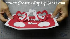 These video tutorials are perfect for those who are looking for some great diy halloween paper craft projects. How To Make A Valentines Day Pop Up Card Twisting Hearts Pop Up Cards Valentine Cards Handmade Heart Pop Up Card