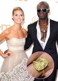Seal Asked Heidi Klum To Marry Him Atop A Glacier In Whistler British Columbia On Dec Celebrity Wedding Rings Big Engagement Rings Celebrity Engagement Rings