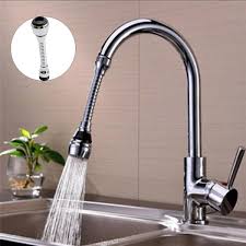 A kitchen faucet (below) may project more into the sink opening because of the larger sink area and the need to wash/rinse large pans and such. 360 Degree Swivel Flexible Water Saving Tap Faucet Bubbler Aerator Kitchen Sink Faucet Nozzle Sprayer 22mm 23 5mm Thread Faucet Big Offer 922e Goteborgsaventyrscenter