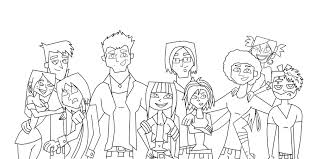 Free printable beardo coloring page for kids to download, total drama island coloring pages Total Drama Oc Group Picture Wip Total Drama Island Photo 16717046 Fanpop Page 2