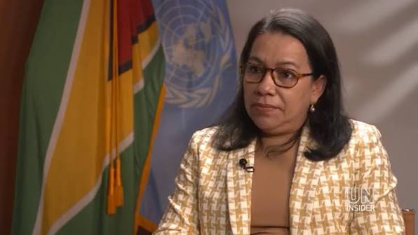 From former Minister of Amerindian Affairs to Guyana's Permanent  Representative to the United Nations, Ambassador Carolyn Rodrigues-Birkett  now seeks the world's top diplomatic post. This Thursday, she will present  her vision before