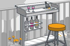 Ein bar oder theke in deine diy küche selber bauen? Balkon Bar Selber Bauen Anleitung Von Hornbach