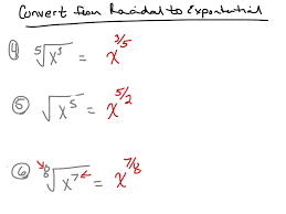 To eliminate the square root radical from the denominator. Convert From Radical Form To Exponential Form Math Algebra Exponents Rational Exponents Showme