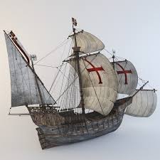 3ds Max Ship Santa Maria Santa Maria Wooden Model Boats Cool Boats