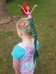 10 Gorgeous Braided Hairstyles With Bun For Your Little Girl Wass Sell Braided Hairstyles With Barbie And Just Have Girl Hair Dos Wacky Hair Wacky Hair Days