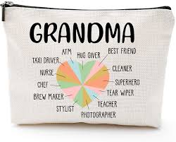 It's portable and great for traveling. Buy Grandma Mothers Day Gifts Gifts For Grandma Grandma Birthday Gifts Grandma Gifts From Grandchildren Unique Birthday Gift For Grandma Gifts From Daughter Son Grandma S Makeup Bag Online In Turkey B08624w8d1