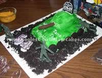 Cap is choc cake w/ choc icing, covered in camo fondant. Coolest Army Cake Ideas And Decorating Techniques