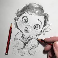 With just a bit of practice, even beginning artists can draw all their favorite moana characters. Image Result For Baby Moana Drawings Disney Drawings Sketches Drawing Cartoon Characters Disney Character Drawings