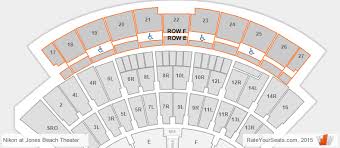 jones beach theater seating chart interactive map