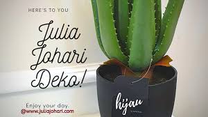 Pokok aloe vera mempunyai khasiat yg terrsendiri. Pokok Hiasan Viral Aloe Vera Artificial Plant Julia Johari Deko