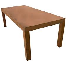 Parsons Copper Or Brass Dining Table Brass Dining Table Dining Table Table